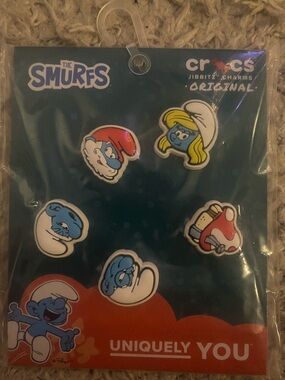 CROCS The Smurfs Jibbitz Charm Pack - Blue/White/Red
